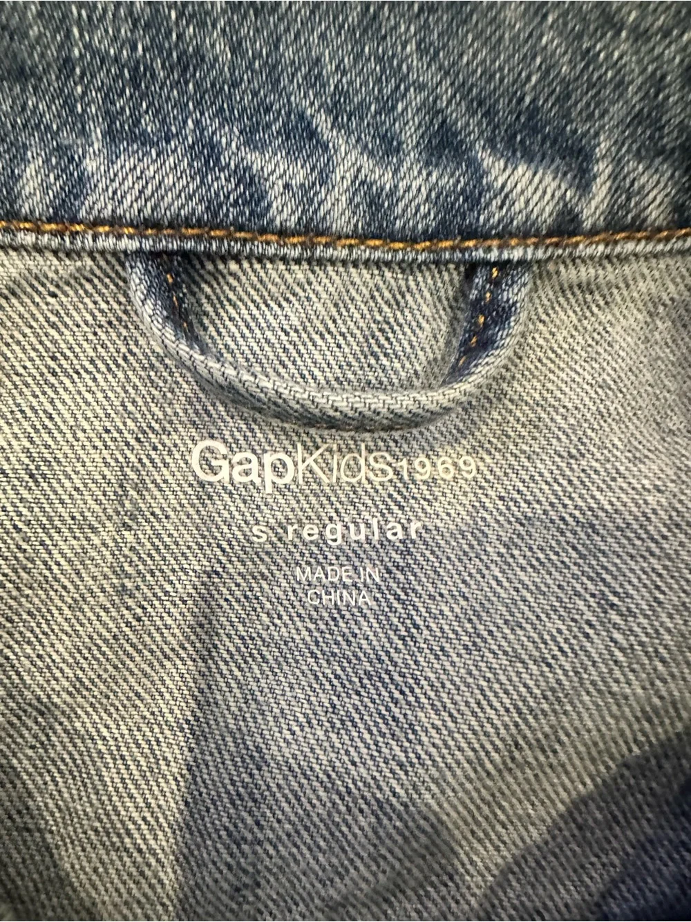 GAP Light Blue Distressed Denim Jacket for Kids